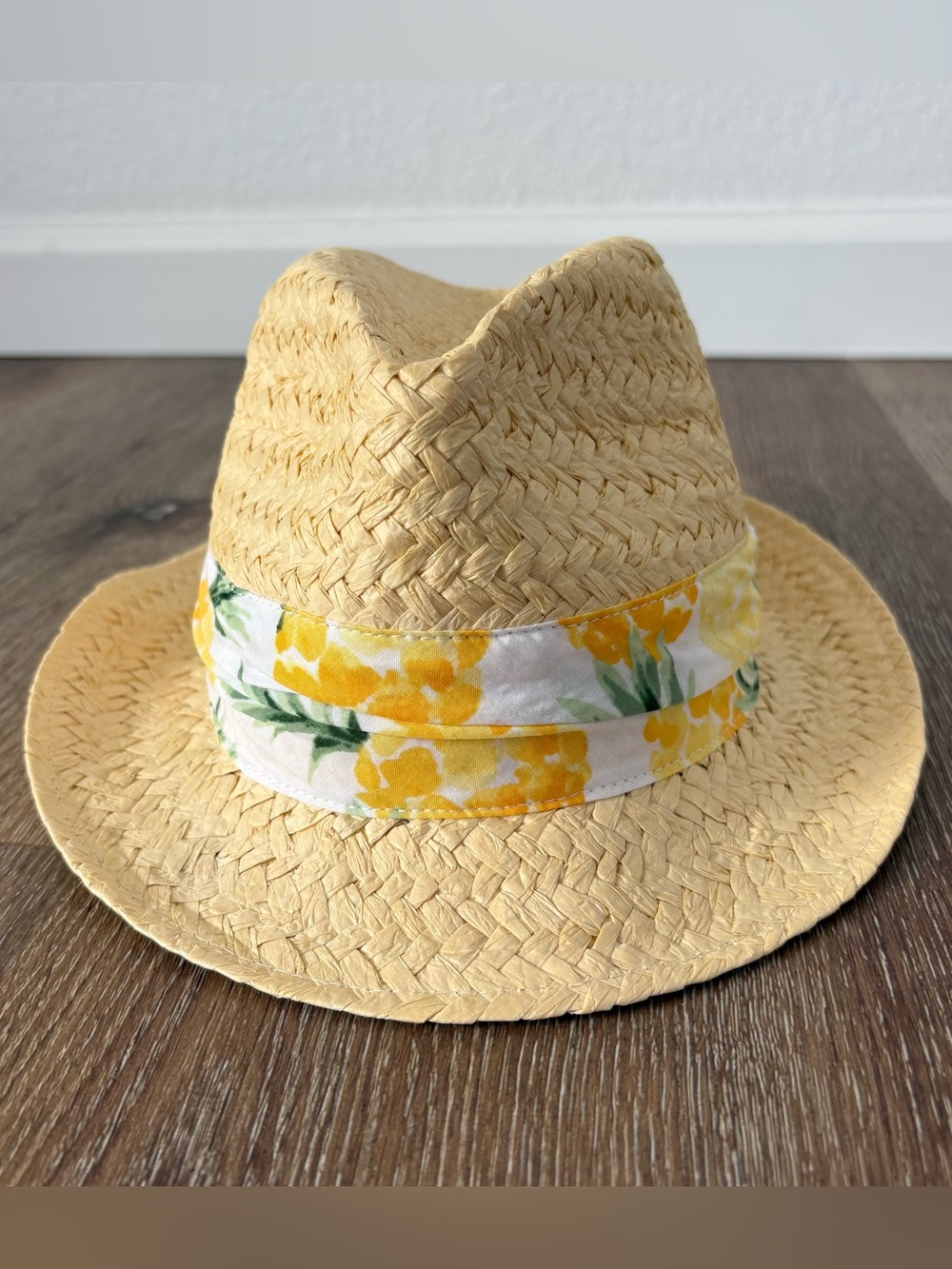 Janie and Jack Straw Hat in Natural with Pineapple Bow| Summer, Vacation Ready!